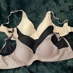 🆕 Elegant Women's Jelly Bra Set - Black, Cream, Toffee